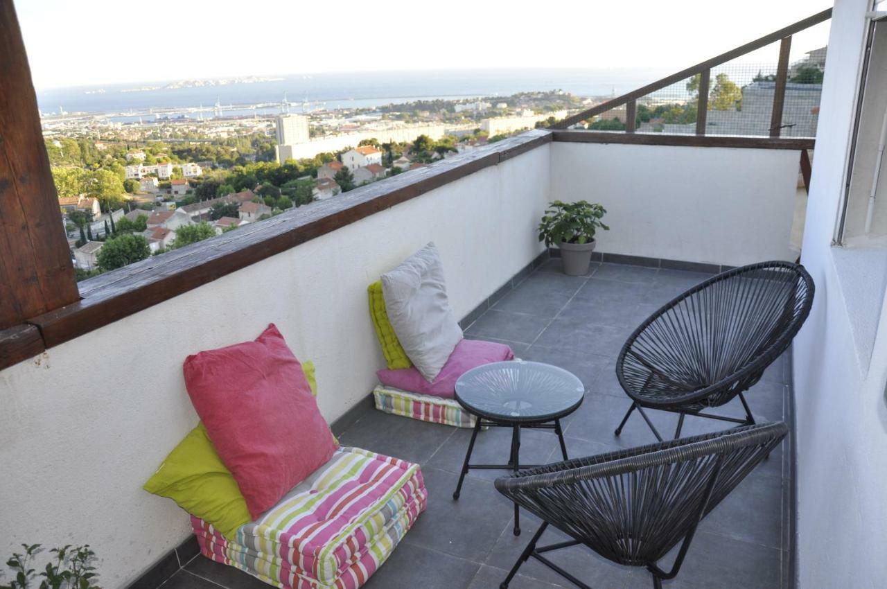 Appartement Cosy Verduron Vue Mer Panoramique Marseille Ngoại thất bức ảnh