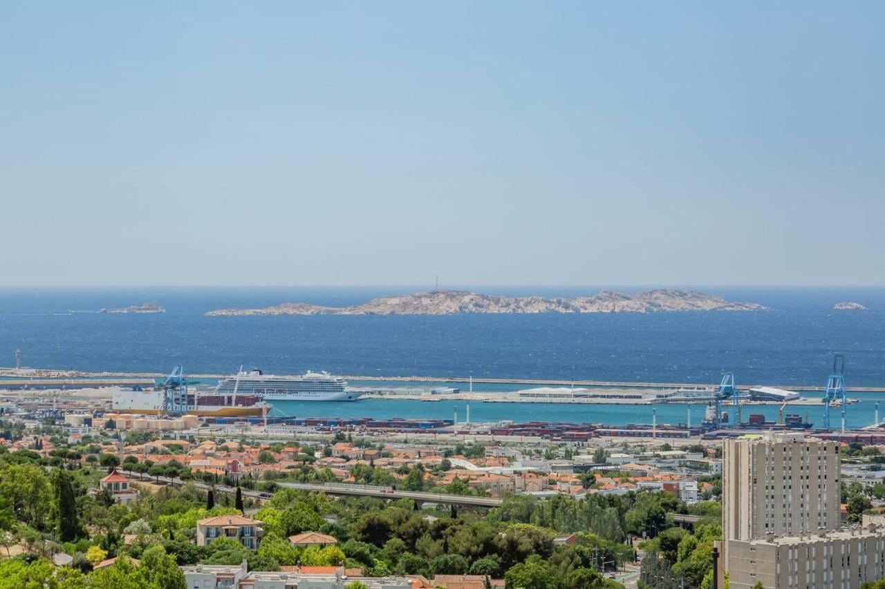Appartement Cosy Verduron Vue Mer Panoramique Marseille Ngoại thất bức ảnh