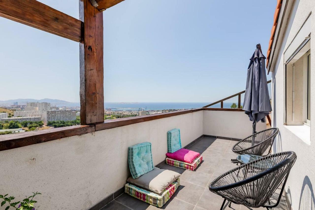 Appartement Cosy Verduron Vue Mer Panoramique Marseille Ngoại thất bức ảnh